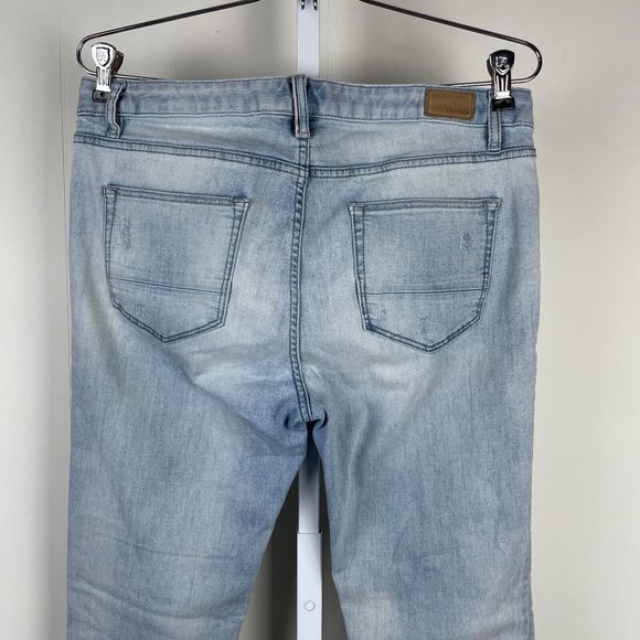Chip Foster Jeans Mid Rise Skinny Light Wash Denim‎ Womens Size 30 - Picture 5 of 8